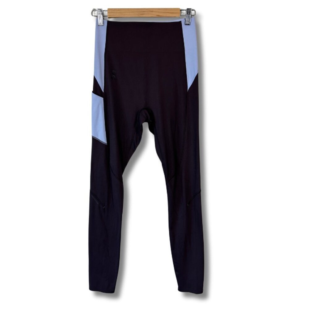 On Running Women’s Small Leggings Movement Tights Colorblock Activewear Brown